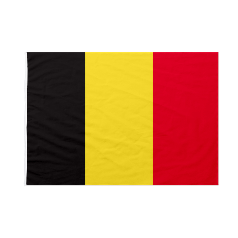 Bandiera Belgio 45x30 Cm AZ FLAG – Bandierina In Poliestere 100D Con Cordicelle – Per Interni/Esterni