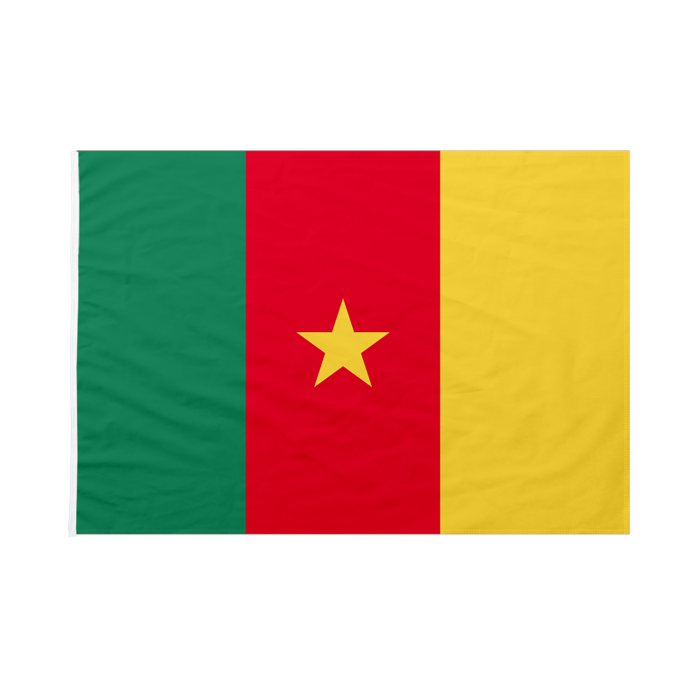 CMR Bandiera da bastone Camerun 50x75cm 