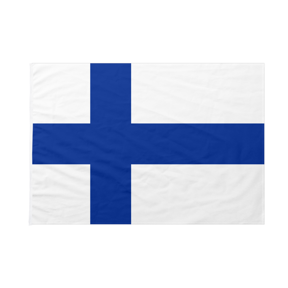 Bandiera Finlandia 20x30 Cm Da Bastone