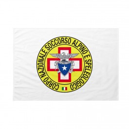 Bandiera CNSAS Corpo Nazionale Soccorso Alpino e Speleologico