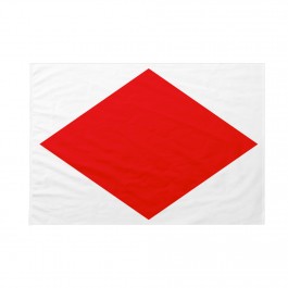 Bandiera Codice Internazionale Nautico FOXTROT 100x150 Cm Da Pennone