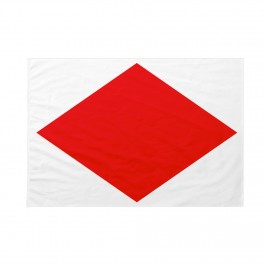 Bandiera Codice Internazionale Nautico FOXTROT