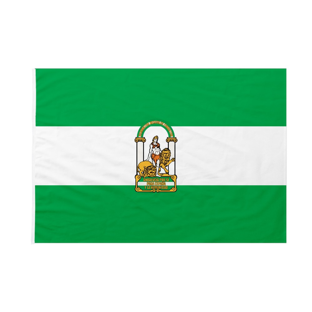 Artimagen Adesivi Bandiera Andalusia – 4 Pezzi Rettangolari 30x18mm, Vinile Resistente