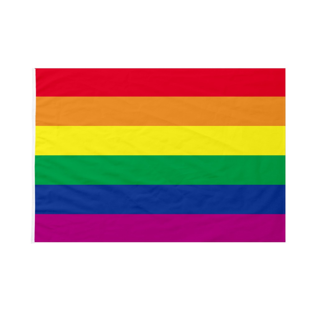 Bandiera da pennone Arcobaleno 50x75cm 