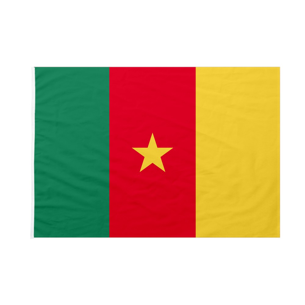 CMR Bandiera da bastone Camerun 70x105cm 