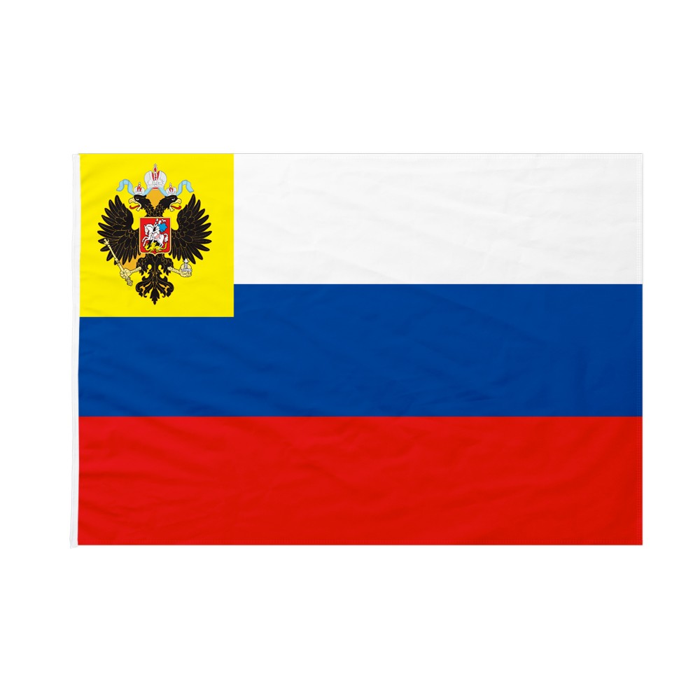 Bandiera Russa Zar Nicola 60x90 Cm - Digni - Bandiera Alzata