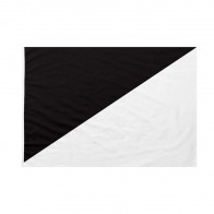 Bandiera Bianca e Nera 150x225 cm da pennone