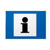 Bandiera Punto informazione 150x225 cm da pennone