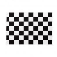 Bandiera Scacchi bianca e nera 150x225 cm da pennone