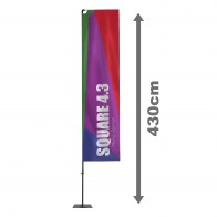 Square 4.3 Flying Banner