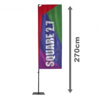 Square 2.7 Flying Banner