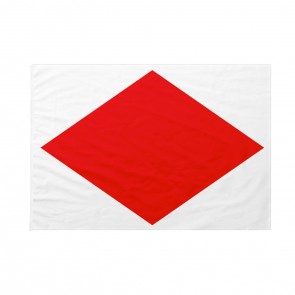 Bandiera Codice Internazionale Nautico FOXTROT