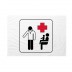 Bandiera Ambulatorio – guardia medica 300x450 cm da pennone