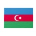 Bandiera Azerbaijan 20x30 cm da bastone