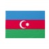 Bandiera Azerbaijan 30x45 cm da bastone