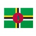 Bandiera Dominica 20x30 cm da bastone