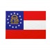 Bandiera Georgia (USA) 20x30 cm da bastone