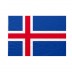 Bandiera Islanda 20x30 cm da bastone