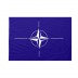 Bandiera NATO 50x75 cm da bastone