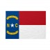 Bandiera North Carolina 20x30 cm da bastone