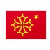 Bandiera Occitania 20x30 cm da bastone