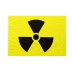 Bandiera Pericolo radiazioni 20x30 cm da bastone