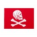 Bandiera Pirati Henry Avery – rossa 20x30 cm da bastone