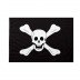 Bandiera Pirati Richard Worley – nera 20x30 cm da bastone
