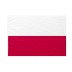 Bandiera Polonia 20x30 cm da bastone