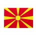 Bandiera Repubblica di Macedonia 20x30 cm da bastone