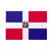 Bandiera Repubblica Dominicana 20x30 cm da bastone