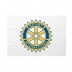 Bandiera Rotary 50x75 cm da bastone