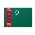 Bandiera Turkmenistan 20x30 cm da bastone