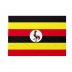 Bandiera Uganda 20x30 cm da bastone