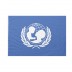 Bandiera UNICEF 50x75 cm da bastone