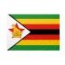 Bandiera Zimbabwe 50x75 cm da bastone